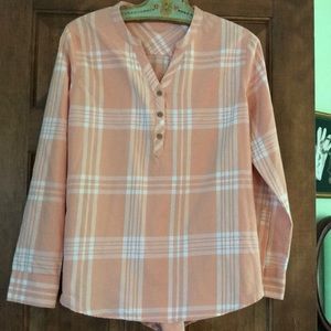 Stunning tunic with back detail, roll tab sleeves